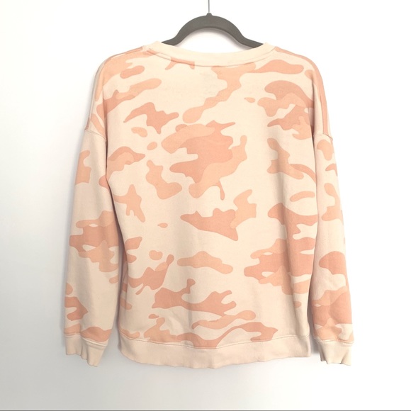 ZOE KARSSEN Pink / Peach Camo Crewneck Sweatshirt - Picture 5 of 10